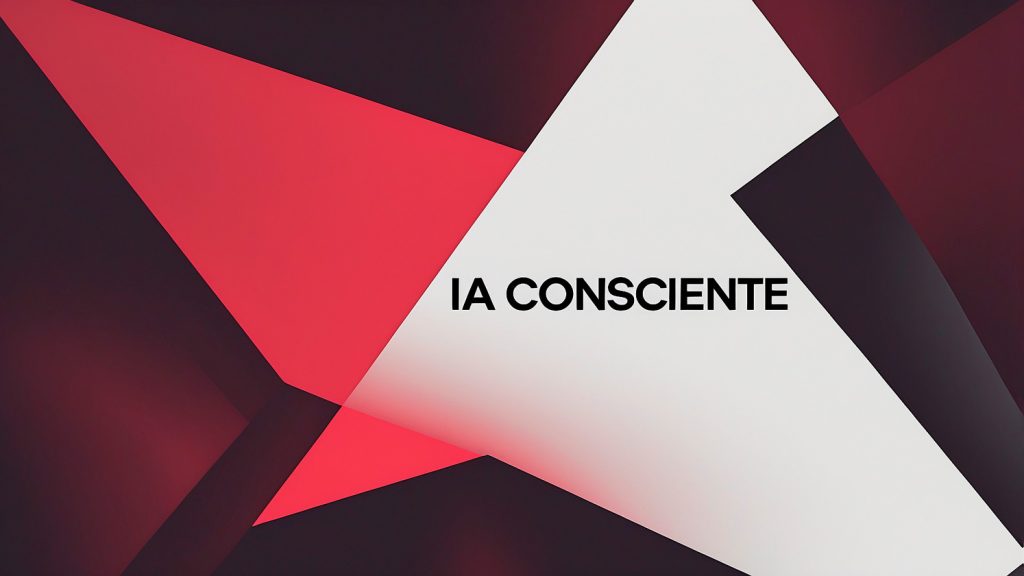 Una imagen minimalista que sirve como banner para la IA consciente, sus beneficios y su ética.